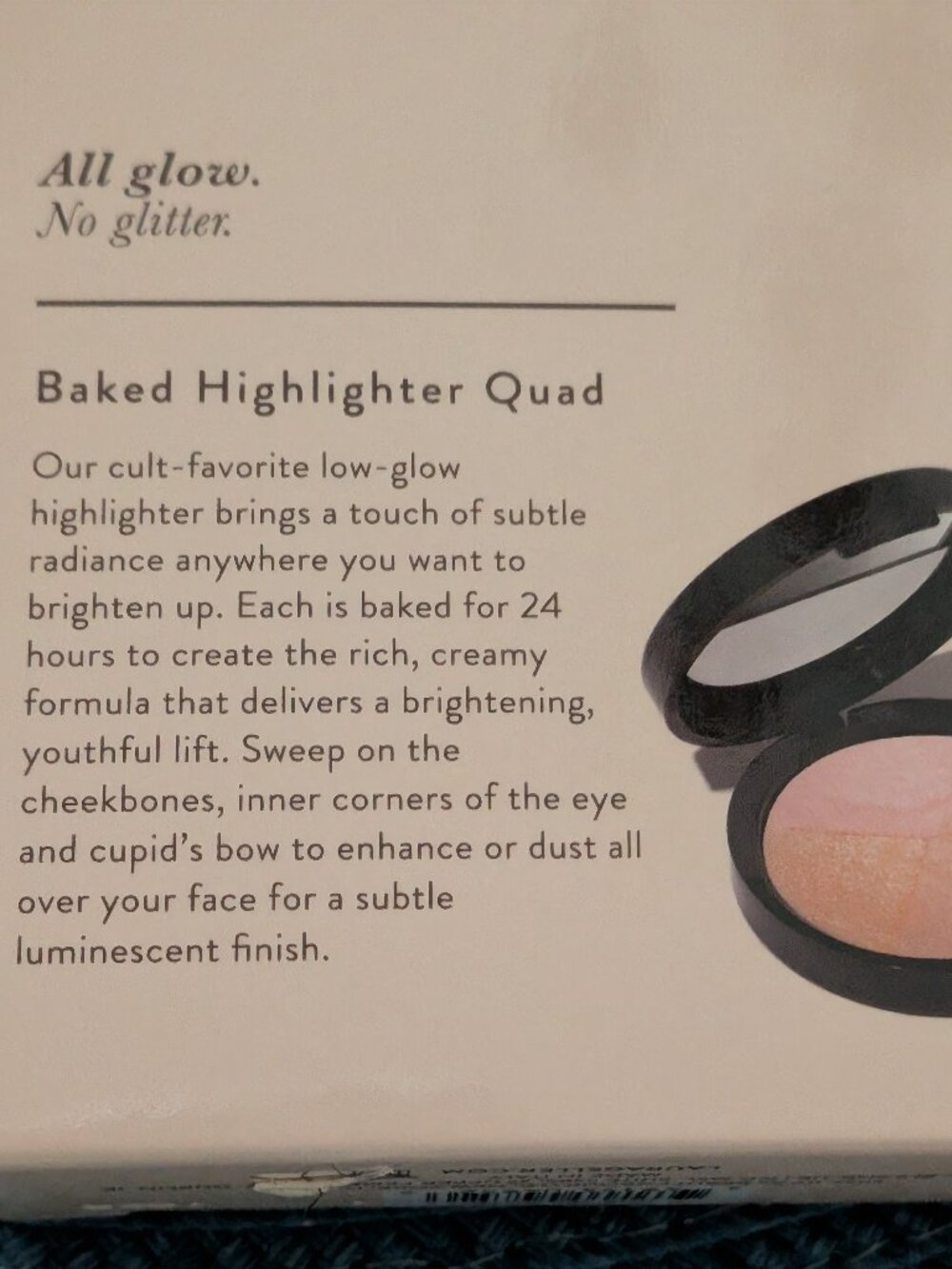 Baked Natural Glow Highlighter Quad - Picture 2 of 4